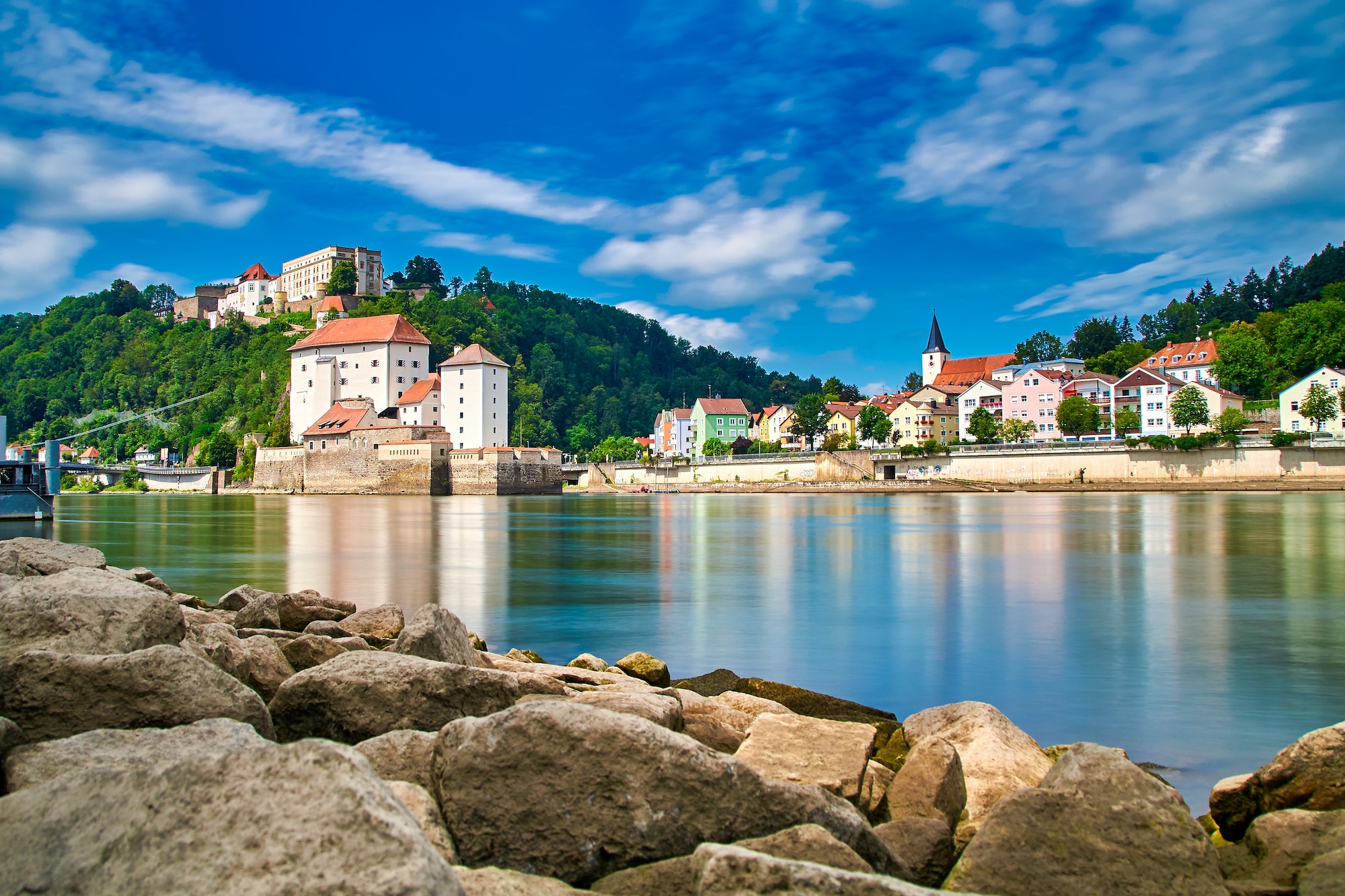 Beautiful shot of Passau Passau Germany