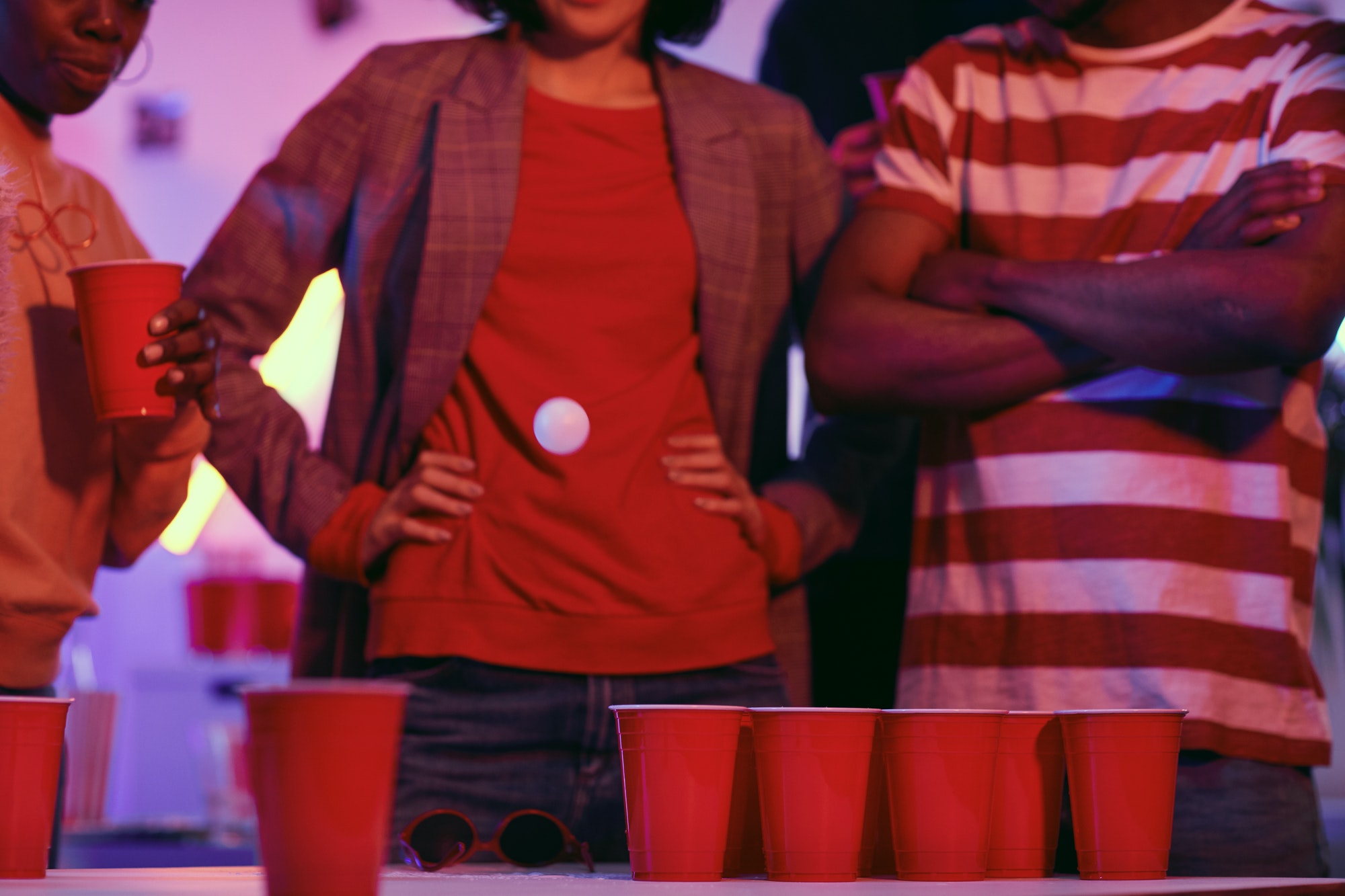 Beer pong game